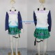 Rosario+Vampire Mizore Shirayuki cosplay costume green skirt version
