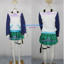 Rosario+Vampire Mizore Shirayuki cosplay costume green skirt version