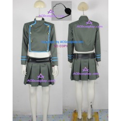 Katekyo Hitman Reborn! Chrome Dokuro Cosplay Costume include eyepatch and belt