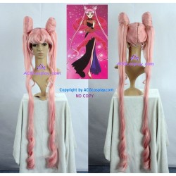 Sailor Moon wicked Lady Black Lady cosplay wig pink wig long wig