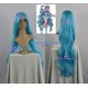 Mermaid Melody Hanon Hosho cosplay wig 100cm curly wig 39inch wig blue wig