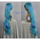 Mermaid Melody Hanon Hosho cosplay wig 100cm curly wig 39inch wig blue wig