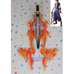 Final Fantasy XIII Noel Kreiss Two Blades Red Flames Sword Cosplay Prop PVC made ACGcosplay